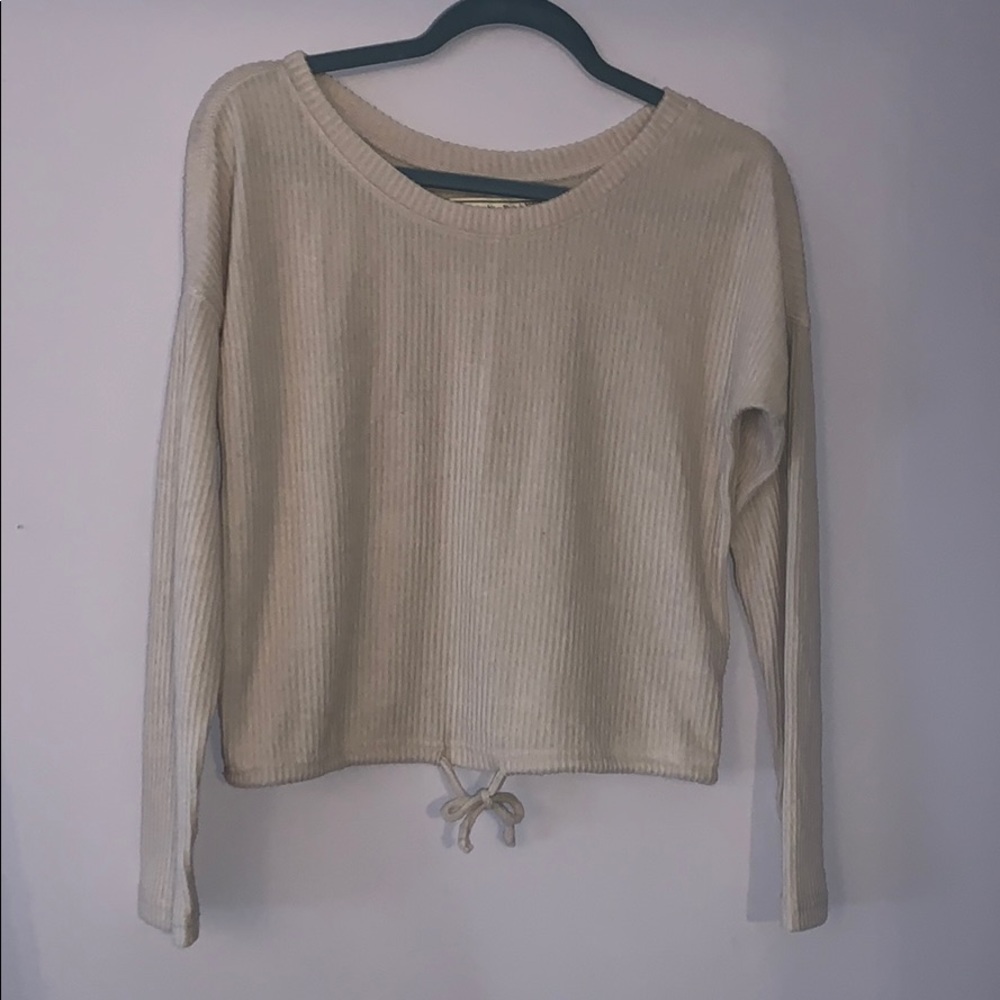 Abercrombie Cream Sweater